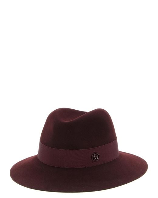 Maison Michel Purple 'Henrietta' Hat