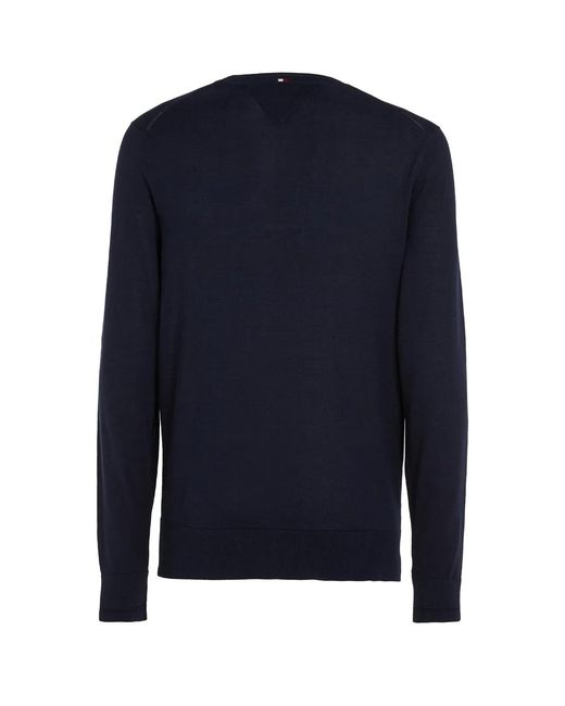 Tommy Hilfiger Blue Crew Neck Sweater for men