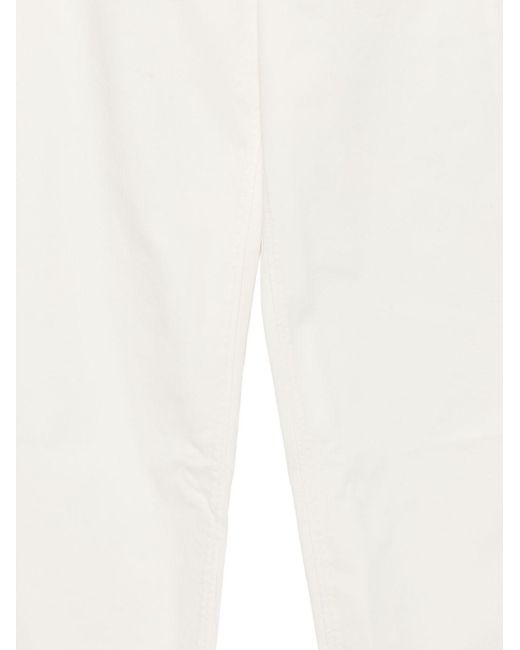 P.A.R.O.S.H. Natural Cotton Elastane Trousers
