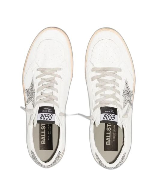 Golden Goose Deluxe Brand White Ball Star Leather Sneakers