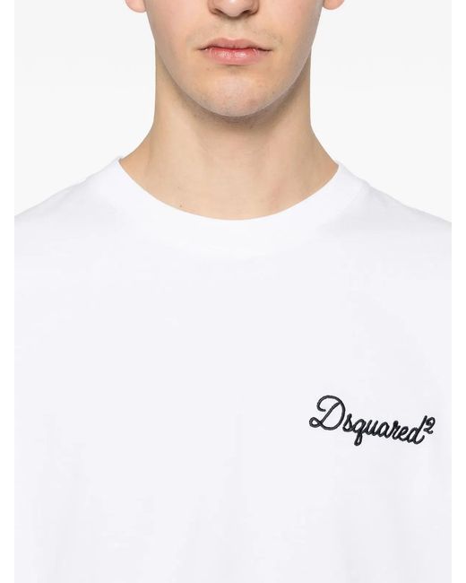 DSquared² White Tshirt for men
