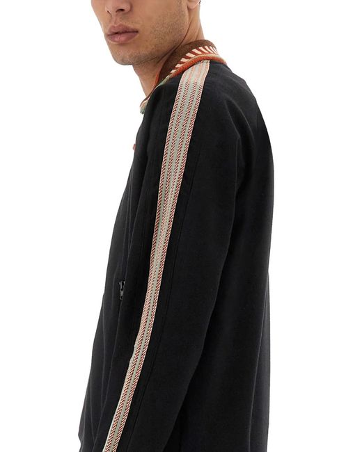 Sasquatchfabrix Black Track Jacket Mex for men