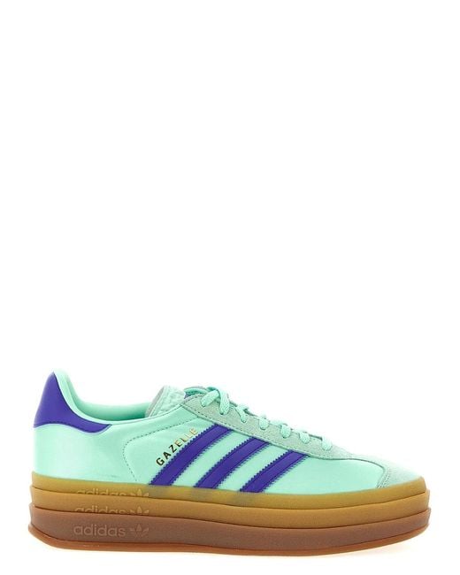 Adidas Originals Blue 'Gazelle Bold' Sneakers
