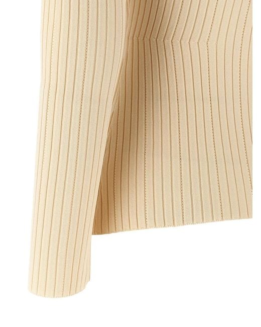 Elisabetta Franchi Natural Necklace Sweater