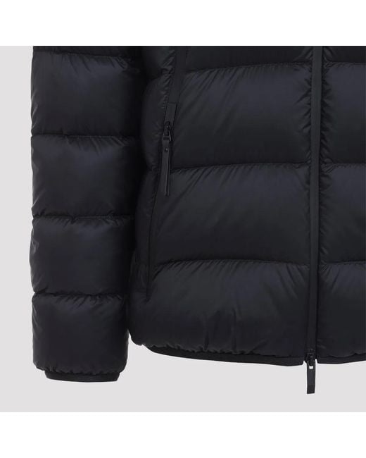 Moncler Blue Polyamide Dalalven Short Down Jacket for men