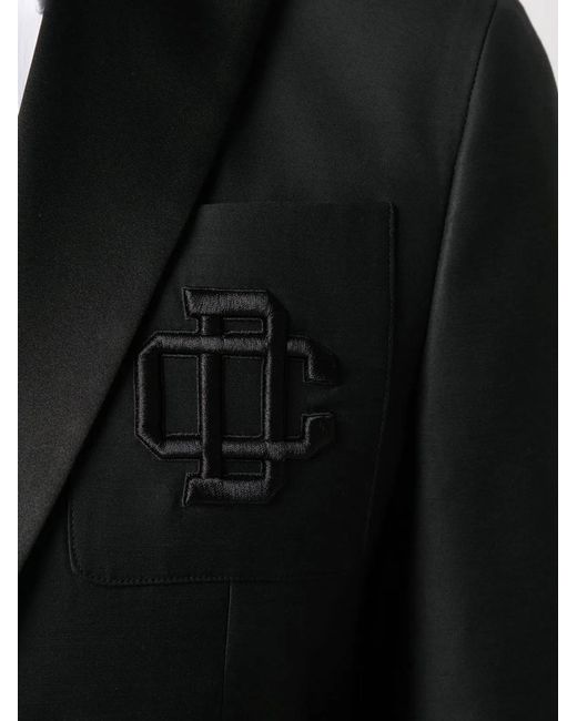 DSquared² Black Logo Esmoquin for men