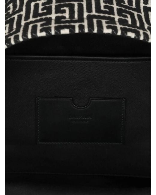 Balmain Black 1945 City Backpack-Mon for men