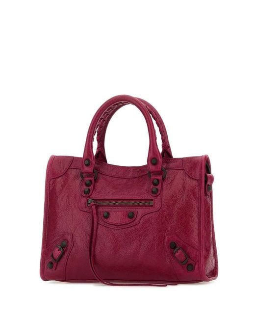 Balenciaga Red Le City Bag S