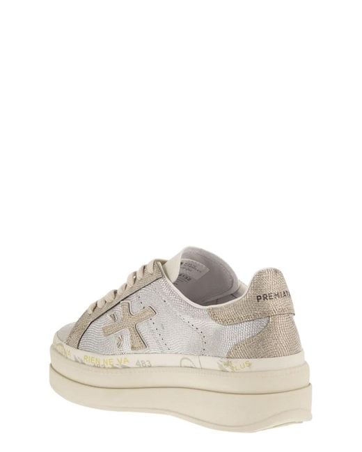 Premiata Gray Pu Ny Sneakers