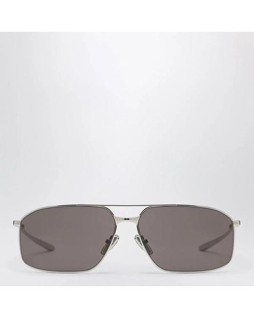 Balenciaga Gray Rectangular/ Sunglasses