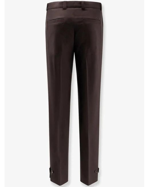 Gucci Black Chocolate Gabardine Pant for men