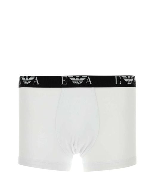 Emporio Armani Black 3-Pack Trunk for men