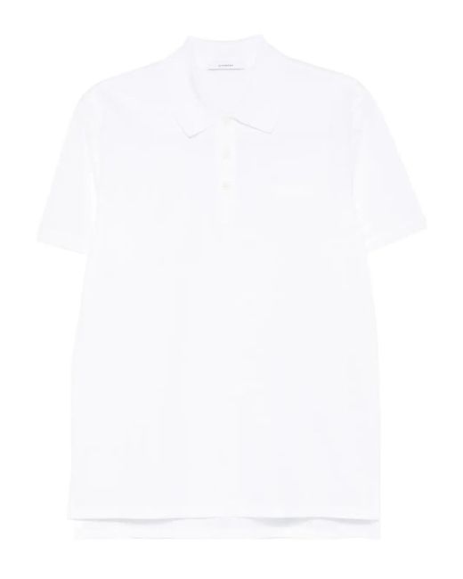 Givenchy White Short Sleeve Polo Regular Fit for men