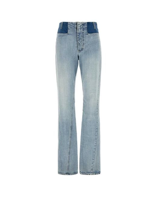 Maison Margiela Blue Waistless Trousers