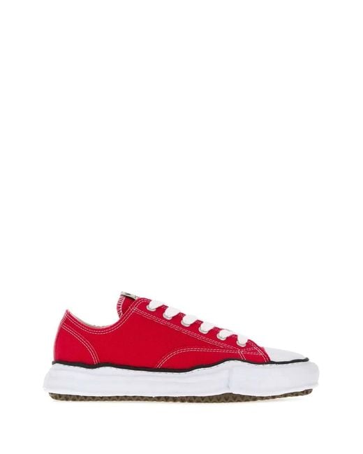 Maison Mihara Yasuhiro Red Peterson Original Sole Canvas Low-Top Sneaker for men