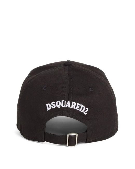 DSquared² Black Logo Baseball Cap