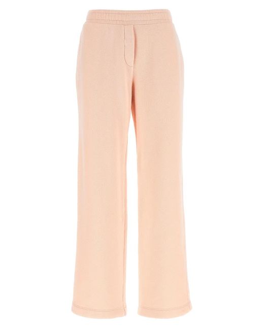 Dolce & Gabbana Natural Dolce & Gabbana Logo Embroidery Joggers