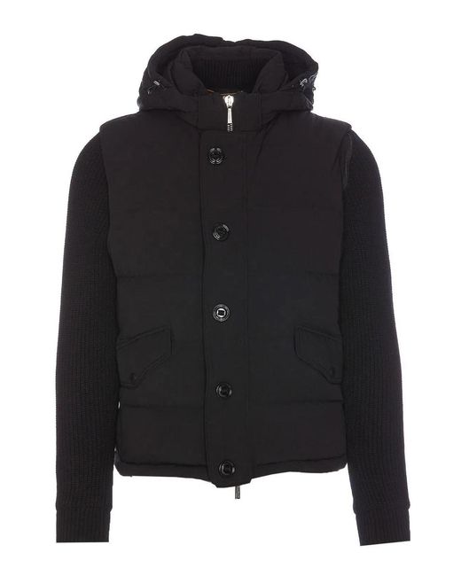 Moorer Black Foscolo Down Jacket for men