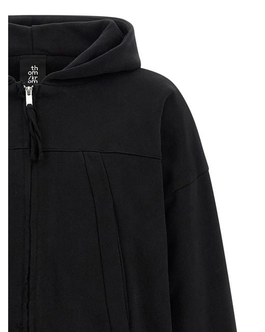 Thom Krom Black Hoodie for men