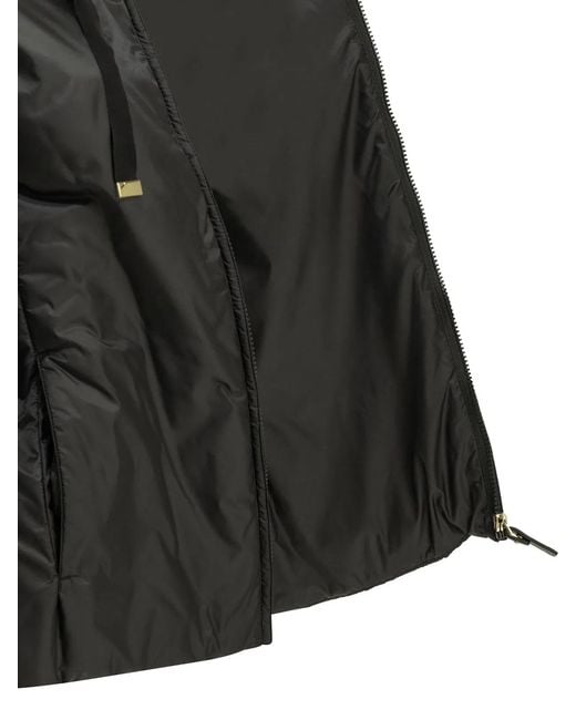 Max Mara Black Water-Repellent Padded Jacket