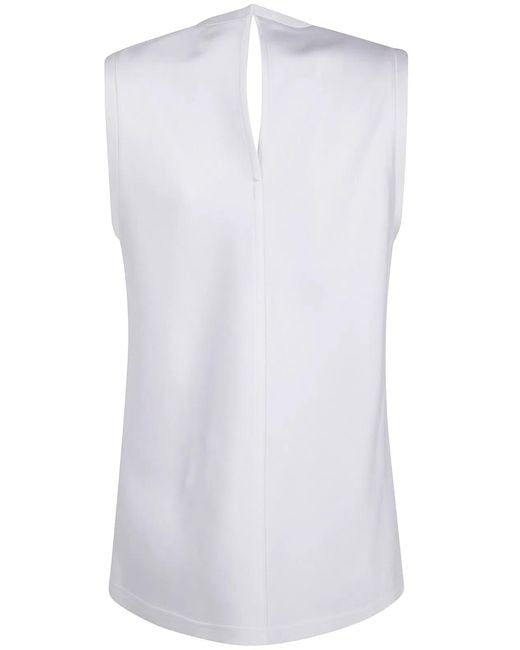 Carven White Tank Top