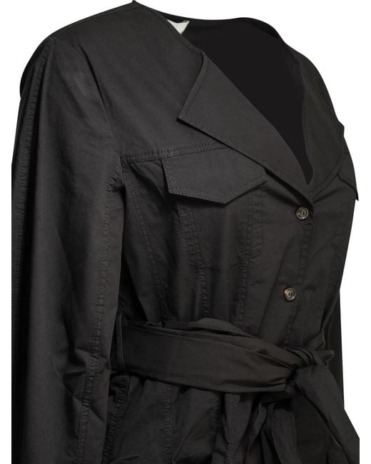Ganni Black Short Chemise Dress