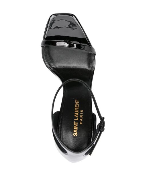 Saint Laurent White Opyum Sandals