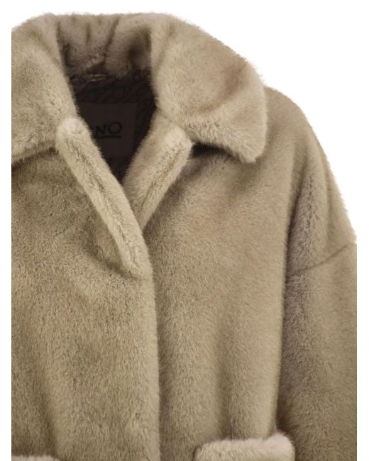 Herno Natural Faux-Fur Effect Jacket