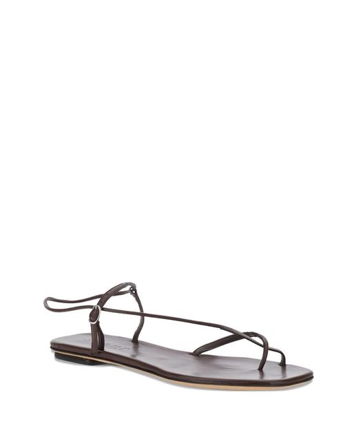 Soeur Brown Leather Sandal
