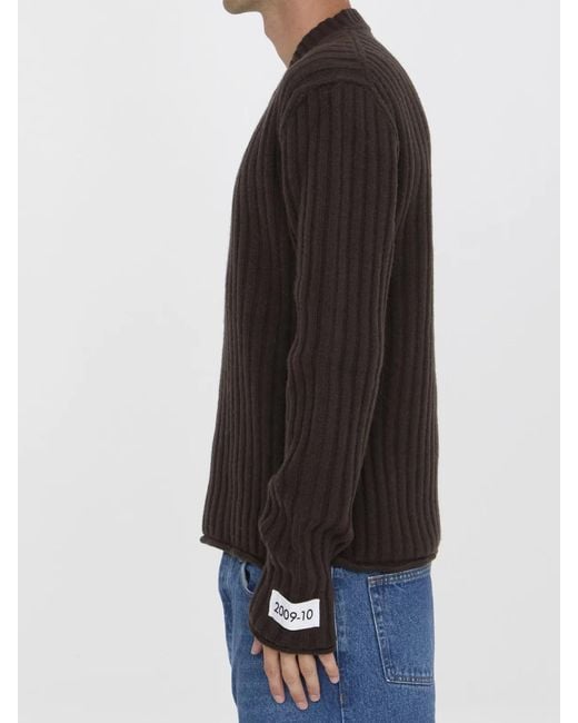 Dolce & Gabbana Black Dolce&Gabbana Wool Sweater for men