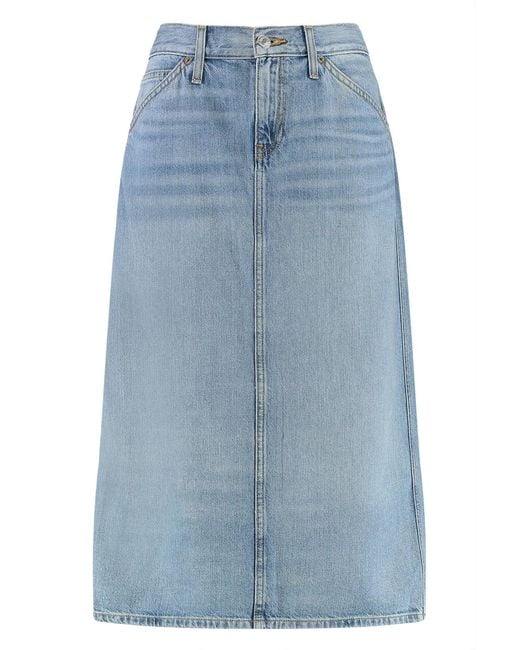 Re/done Blue Re/Done Denim Skirt