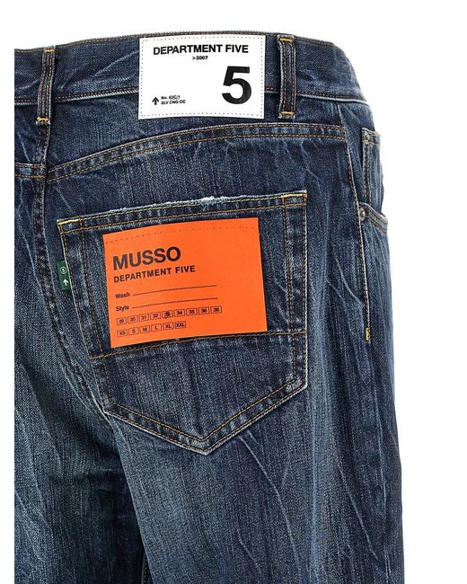 Department 5 Blue 'Musso' Jeans for men