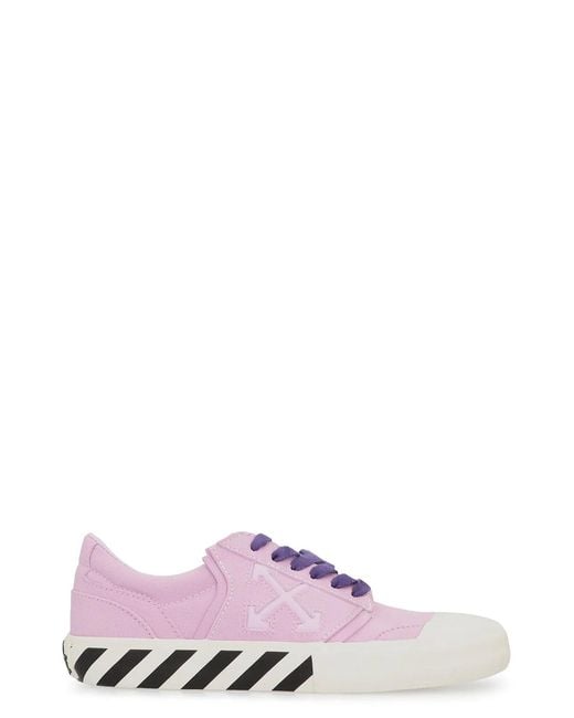 Off-White c/o Virgil Abloh Purple Sneakers Low-Top Vulcanized Undercut
