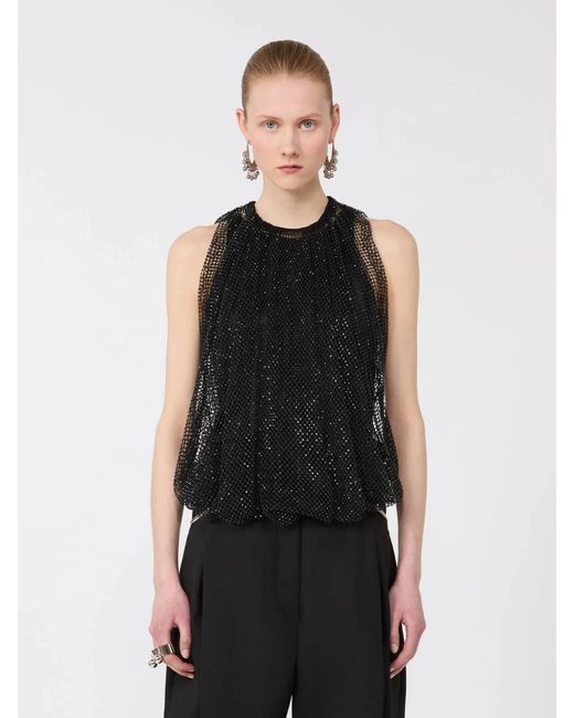 Max Mara Black Spxnodo Top