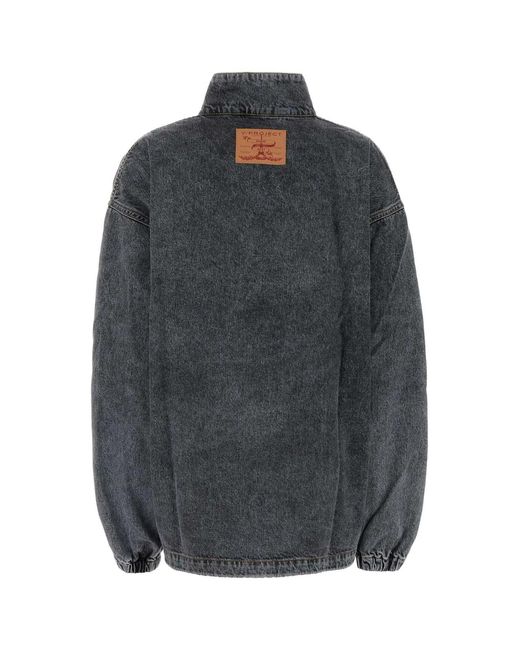 Y. Project Gray Denim Jacket