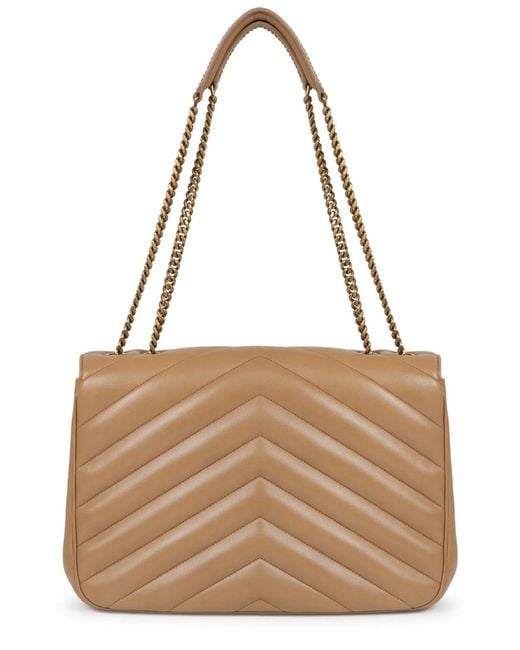 Saint Laurent Brown Borsa "Loulou" Large