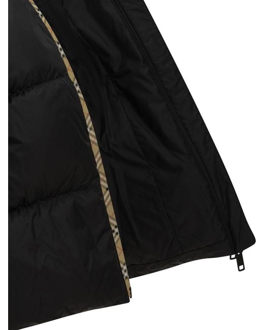Burberry Black "Langdale" Short Down Jacket