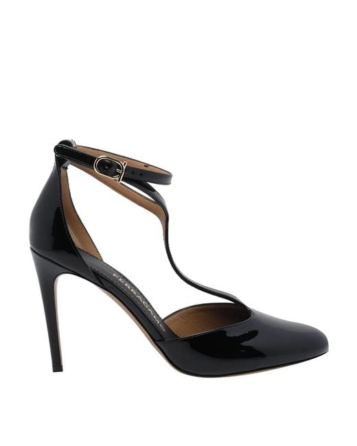 Ferragamo Black Tildea Pumps