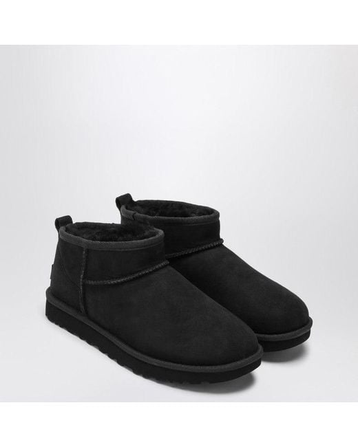 Ugg Black Classic Ultra Mini Boot