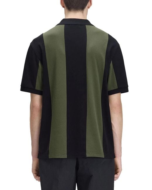 Fred Perry Black Polo Meyba Con Logo for men