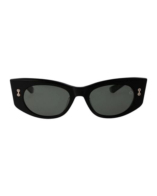 Akoni Black W Acetate Sunglasses
