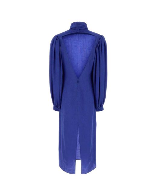 Gucci Blue Silk Dress