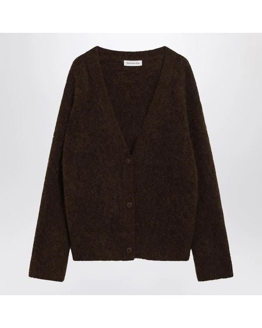 Frankie Shop Brown Oversized Elland Cardigan