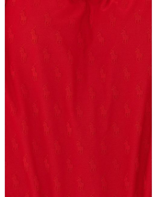 Polo Ralph Lauren Red 'Kennedy' One-Piece Swimsuit