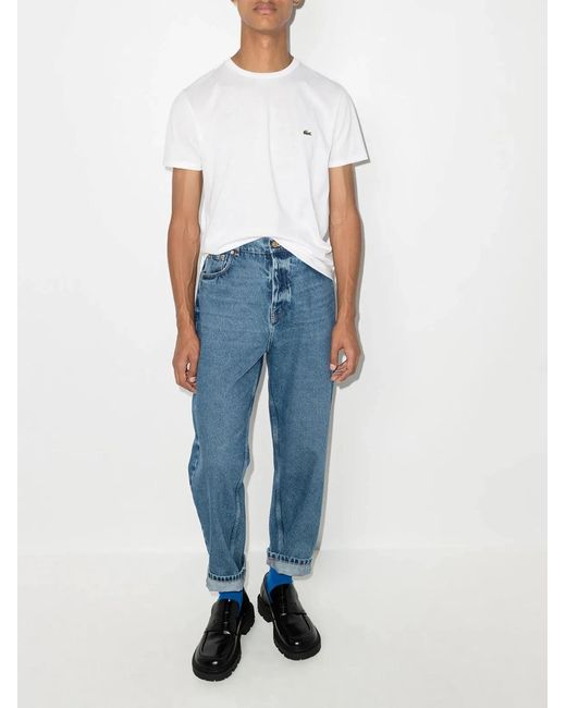Lacoste White Pima Cotton T-Shirt for men