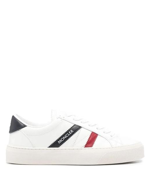 Moncler White Monaco2 Sneaker
