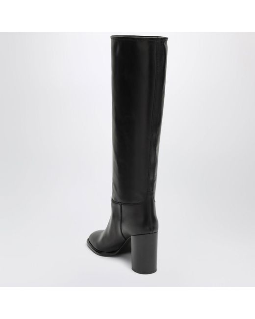 Prada Black Leather Boots