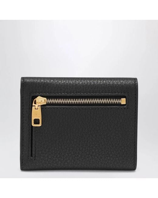 Dolce & Gabbana Black Dolce & Gabbana Dauphine Calf Leather Wallet