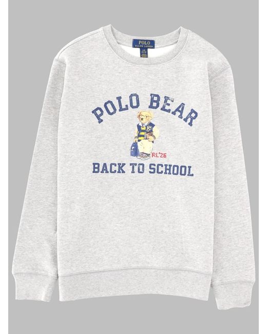 Polo Ralph Lauren Gray Ls Kc-Tops-Knit