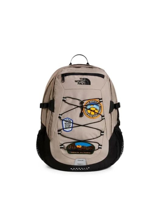 The North Face Gray "Borealis Classic Patch" Backpack